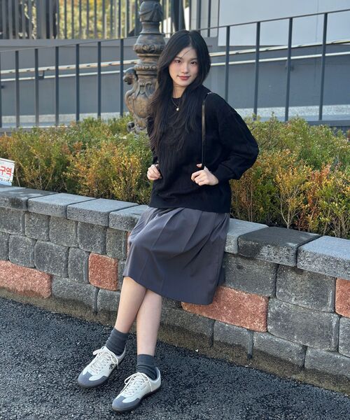GRAYBLVD（グレイブラバット）の「アンナニットラウンドT GKCNT83 (ブラック)（ニット/セーター・レディース・ブラック・MEDIUM/LARGE）」の8枚目の写真