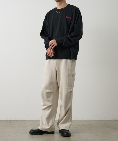 COLONY 2139（コロニートゥーワンスリーナイン）の「シンセティックスエードカーゴパンツ（その他パンツ・メンズ・チャコールグレー/ブラック/アイボリー・LARGE/MEDIUM）」の9枚目の写真