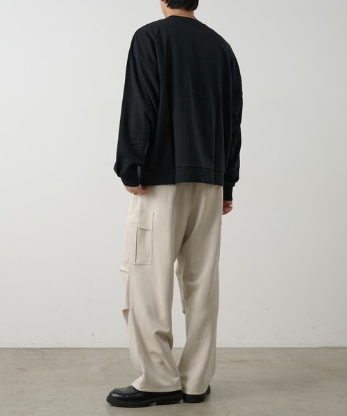 COLONY 2139（コロニートゥーワンスリーナイン）の「シンセティックスエードカーゴパンツ（その他パンツ・メンズ・チャコールグレー/ブラック/アイボリー・LARGE/MEDIUM）」の10枚目の写真