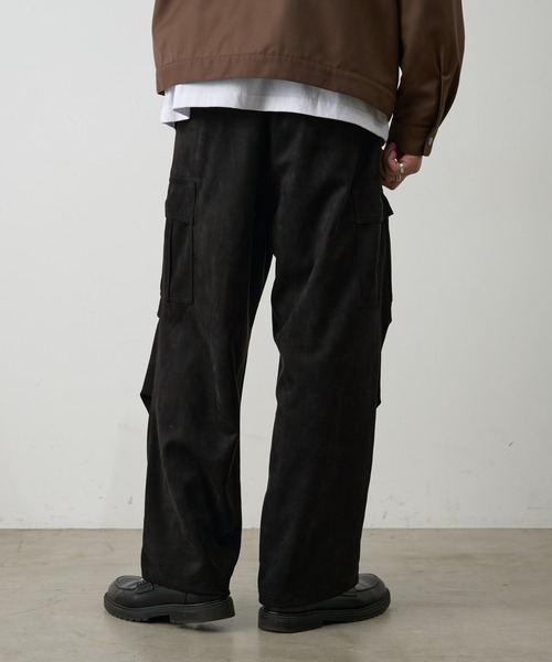 COLONY 2139（コロニートゥーワンスリーナイン）の「シンセティックスエードカーゴパンツ（その他パンツ・メンズ・チャコールグレー/ブラック/アイボリー・LARGE/MEDIUM）」の14枚目の写真