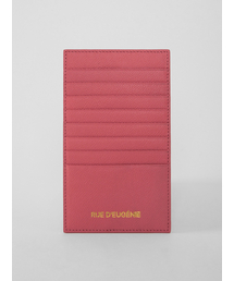 RUEDEUGENIE（リュデュージェニー）の「Pink cowhide card wallet（札入れ/マネークリップ）」
