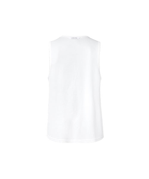 SW Over Fit Sleeveless_White