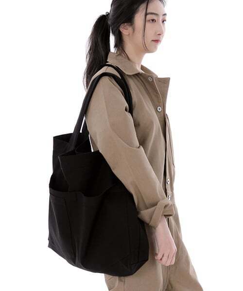SAINTCREW(セントクルー)の「シティボーイ メガビッグショルダーバッグ CBM-110 ブラック(エコバッグ/サブバッグ・メンズ・その他・フリー)」の2枚目の写真