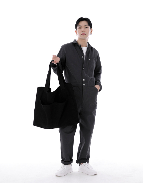 SAINTCREW(セントクルー)の「シティボーイ メガビッグショルダーバッグ CBM-110 ブラック(エコバッグ/サブバッグ・メンズ・その他・フリー)」の4枚目の写真