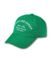 DOLPHIN WAVE APPAREL（ドルフィンウェーブアパレル）の「Dolphin Lettering Ball Cap Green（キャップ）」