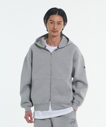 GET IT ON（ゲットイットオン）の「シグネチャー2WAYフードジップアップ_グレー（パーカー）」