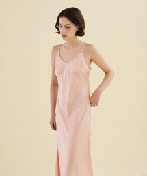2DREAMERS（2ドリーマーズ）の「[SILK] Rose Gold Silk Satin Slip Dress（ルームウェア/パジャマ）」