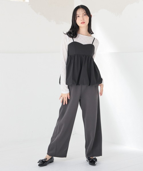 Honeys(ハニーズ)の「総レーストップス(Tシャツ/カットソー・レディース・ホワイト系その他/ホワイト/アイボリー/ブラック・L/M/S)」の6枚目の写真