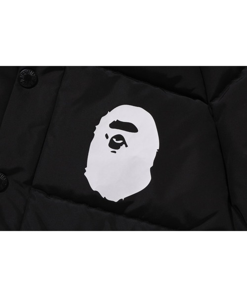 A BATHING APE(アベイシングエイプ)の「BAPE HOODIE DOWN JACKET(ダウンジャケット/コート・キッズ・グリーン/ブラック・140/110/100/120/130)」の7枚目の写真