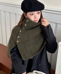 ニット リブ編み」に該当するネックウォーマー/スヌードファッション