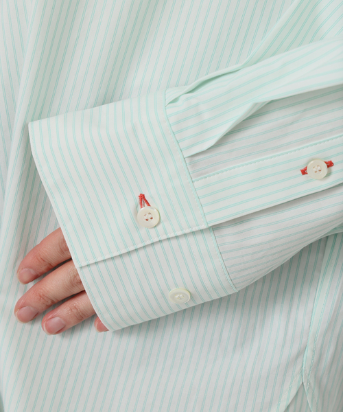 カラーストライプオーバーシャツ（シャツ/ブラウス）｜SLOBE IENA