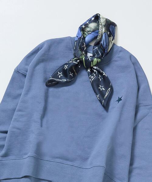 CONVERSE TOKYO（コンバーストウキョウ）の「SNAKE ＆ ROSE SILK SCARF（バンダナ/スカーフ・レディース・アイボリー/ネイビー・FREE）」の10枚目の写真