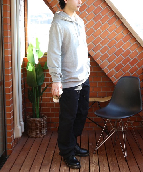 TOMMY HILFIGER(トミーヒルフィガー)の「TOMMY HILFIGER ロゴプルオーバーパーカー(パーカー・メンズ・グレー/ネイビー・X-LARGE/MEDIUM/LARGE)」の13枚目の写真