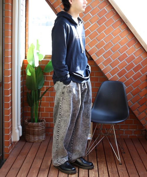 TOMMY HILFIGER(トミーヒルフィガー)の「TOMMY HILFIGER ロゴプルオーバーパーカー(パーカー・メンズ・グレー/ネイビー・X-LARGE/MEDIUM/LARGE)」の21枚目の写真