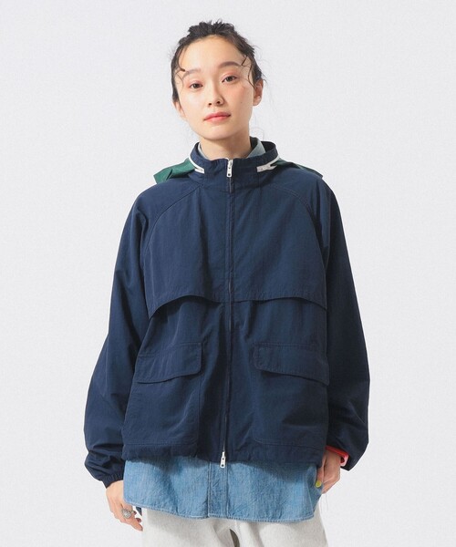 BEAMS BOY(ビームスボーイ)の「ナイロン パッカブル フード ジャケット(ブルゾン・レディース・レッド/ネイビー・1/2)」の15枚目の写真