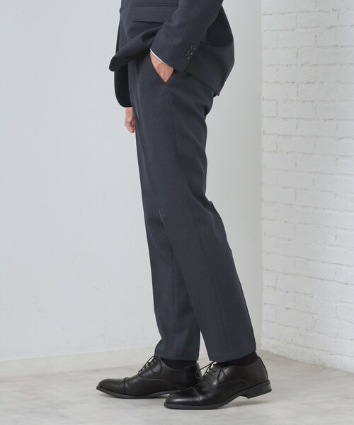 THE SHOP TK (ザ ショップ ティーケー )の「【セットアップ可/防シワ/洗濯機OK】AVANT WOOLYグレンチェックスラックス(その他パンツ・メンズ・グレー系1/ネイビー系1・01/02/03/04)」の5枚目の写真