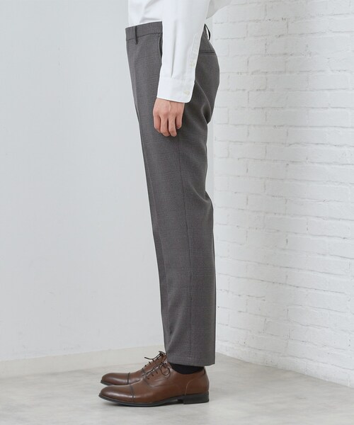 THE SHOP TK (ザ ショップ ティーケー )の「【セットアップ可/防シワ/洗濯機OK】AVANT WOOLYグレンチェックスラックス(その他パンツ・メンズ・グレー系1/ネイビー系1・01/02/03/04)」の14枚目の写真