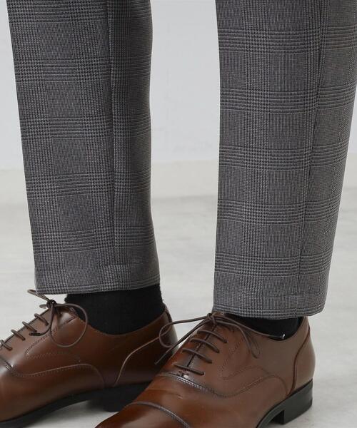 THE SHOP TK (ザ ショップ ティーケー )の「【セットアップ可/防シワ/洗濯機OK】AVANT WOOLYグレンチェックスラックス(その他パンツ・メンズ・グレー系1/ネイビー系1・01/02/03/04)」の20枚目の写真