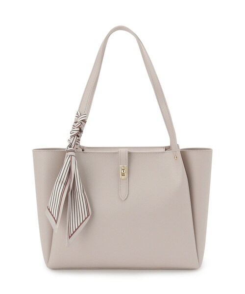 grove（グローブ）の「【人間工学/A4】タックベルトヒネリスカーフトート（トートバッグ・レディース・ブラック/アイボリー系4/ライトグレー・00）」の11枚目の写真