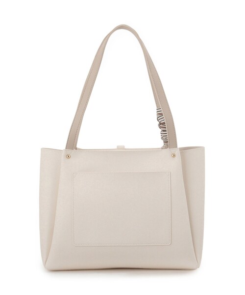 grove（グローブ）の「【人間工学/A4】タックベルトヒネリスカーフトート（トートバッグ・レディース・ブラック/アイボリー系4/ライトグレー・00）」の15枚目の写真