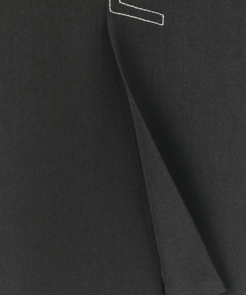 JENNE(ジェンヌ)の「ステッチ配色ジレ(その他トップス・レディース・ブラック/ホワイト・LARGE/MEDIUM/SMALL)」の14枚目の写真