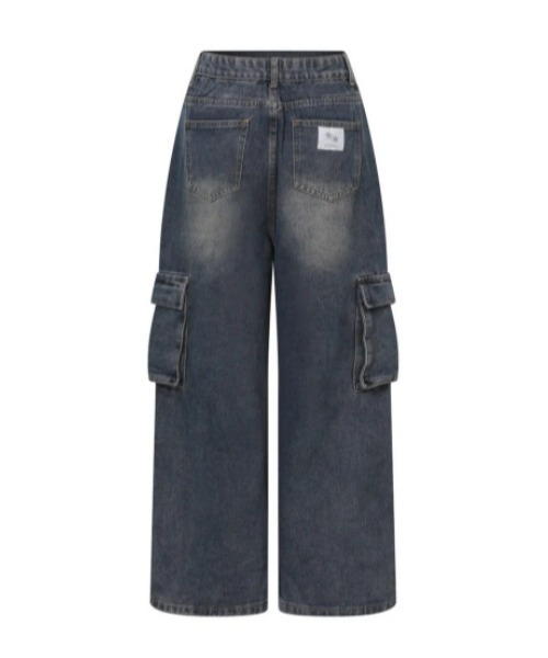 COIRIS_(コイリス)の「◇COIRIS◇ブランド直輸入正規品/ルート カーゴ ワイド デニムパンツ ROUT CARGO WIDE DENIM PANTS(デニムパンツ・レディース・ブルー系その他・M/S)」の8枚目の写真