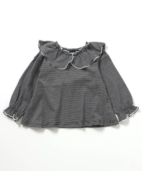 BREEZE（ブリーズ）の「【WEB限定】メローフリル衿Tシャツ（Tシャツ/カットソー・キッズ・ブラック/レッド/ライム/チャコール・140/130/120/110/100/90）」の13枚目の写真