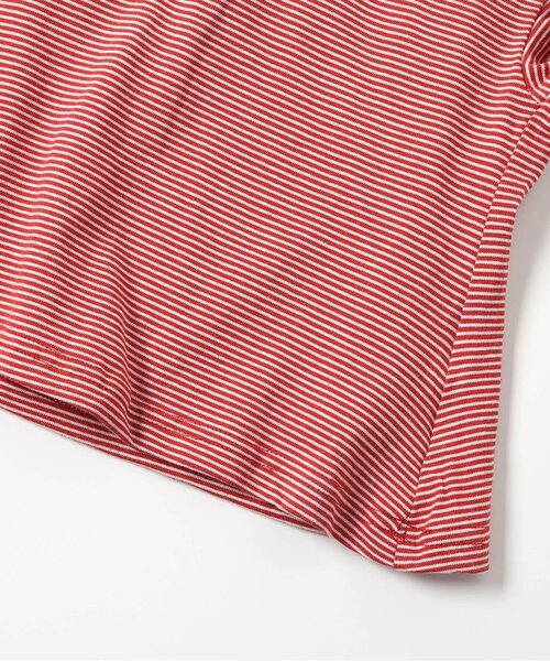 BREEZE（ブリーズ）の「【WEB限定】メローフリル衿Tシャツ（Tシャツ/カットソー・キッズ・ブラック/レッド/ライム/チャコール・140/130/120/110/100/90）」の5枚目の写真
