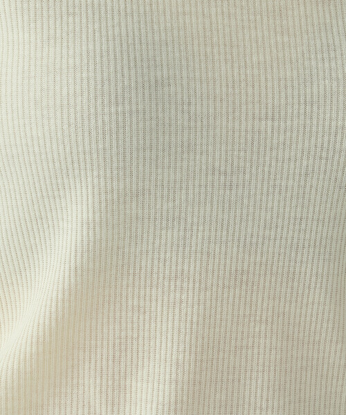 COMME CA ISM（コムサイズム）の「【宮城舞さん着用】シアー テレコ ハイネックカットソー（Tシャツ/カットソー・レディース・イエロー/ホワイト/グレー・X-LARGE/LARGE/MEDIUM/SMALL）」の22枚目の写真