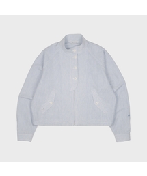 MMOGARDEN（エメモガーデン）の「(w) harington jacket / blue stripe（MA-1）」