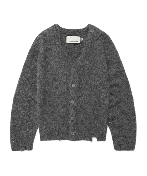 THEVINYLHOUSE(ザバイニルハウス)の「GRUNGE CARDIGAN GREY(カーディガン/ボレロ・メンズ・その他・S/M/L)」の1枚目の写真