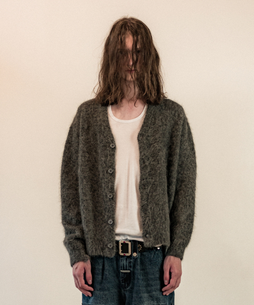 THEVINYLHOUSE(ザバイニルハウス)の「GRUNGE CARDIGAN GREY(カーディガン/ボレロ・メンズ・その他・S/M/L)」の2枚目の写真