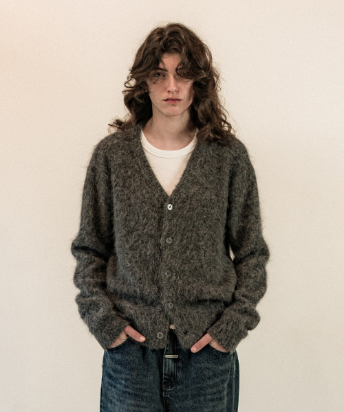 THEVINYLHOUSE(ザバイニルハウス)の「GRUNGE CARDIGAN GREY(カーディガン/ボレロ・メンズ・その他・S/M/L)」の3枚目の写真