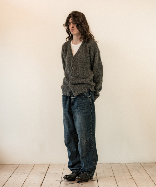 THEVINYLHOUSE(ザバイニルハウス)の「GRUNGE CARDIGAN GREY(カーディガン/ボレロ・メンズ・その他・S/M/L)」の4枚目の写真