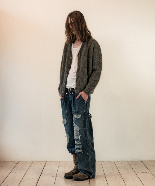 THEVINYLHOUSE(ザバイニルハウス)の「GRUNGE CARDIGAN GREY(カーディガン/ボレロ・メンズ・その他・S/M/L)」の5枚目の写真