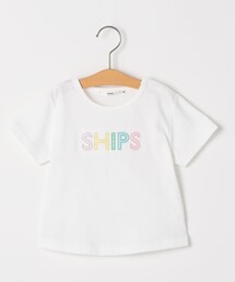 SHIPS | SHIPS KIDS:80～90cm / SHIPS 半袖 ロゴ Tシャツ(Tシャツ/カットソー)