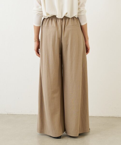 BEARDSLEY（ビアズリー）の「ジャージーワイドパンツ（その他パンツ・レディース・ブラック/サンドベージュ/モスグリーン・2/0/1）」の12枚目の写真