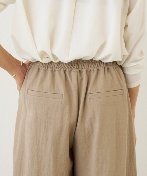 BEARDSLEY（ビアズリー）の「ジャージーワイドパンツ（その他パンツ・レディース・ブラック/サンドベージュ/モスグリーン・2/0/1）」の13枚目の写真