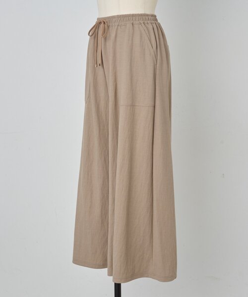 BEARDSLEY（ビアズリー）の「ジャージーワイドパンツ（その他パンツ・レディース・ブラック/サンドベージュ/モスグリーン・2/0/1）」の15枚目の写真