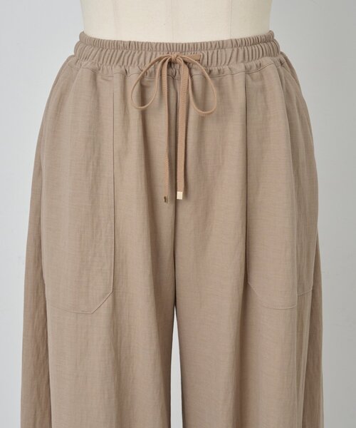 BEARDSLEY（ビアズリー）の「ジャージーワイドパンツ（その他パンツ・レディース・ブラック/サンドベージュ/モスグリーン・2/0/1）」の19枚目の写真