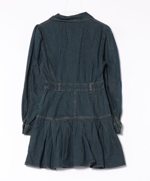 VIBGYOR(ヴィブジョー)の「【LAMPOON】プリーツスカートデニムワンピース(ワンピース・レディース・ブルー・LARGE/MEDIUM)」の9枚目の写真