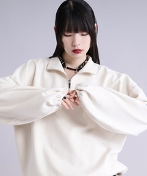 Ellno Loset | フェイクスエードボリュームハーフジップ(Tシャツ/カットソー)