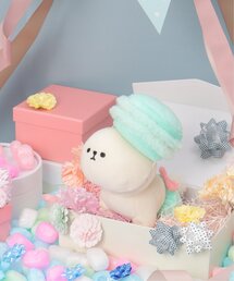 LBC（エルビーシー）の「PLUFFY かぶりもの マカロンミント（クッション/クッションカバー）」