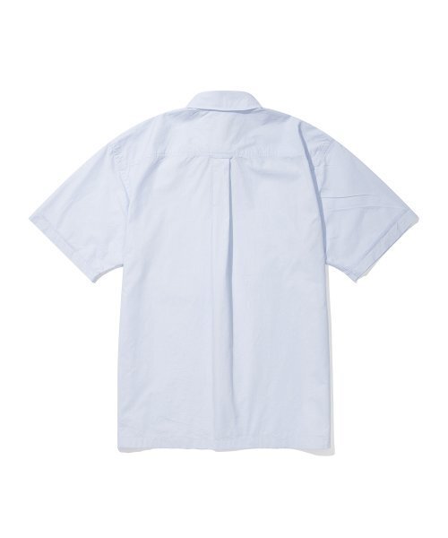 PRODESHIRT（プロデシャツ）の「[リラックス]P-905 ポプリン半袖シャツ (ブルー)（シャツ/ブラウス・メンズ・その他・M/L/XL）」の2枚目の写真
