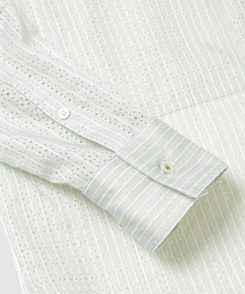 DAIRIKU(ダイリク)の「"Punching Stripe" W-PKT Dress L-S Shirt(シャツ/ブラウス・メンズ・グリーン系その他・M/L)」の9枚目の写真