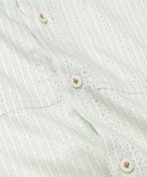 DAIRIKU(ダイリク)の「"Punching Stripe" W-PKT Dress L-S Shirt(シャツ/ブラウス・メンズ・グリーン系その他・M/L)」の7枚目の写真