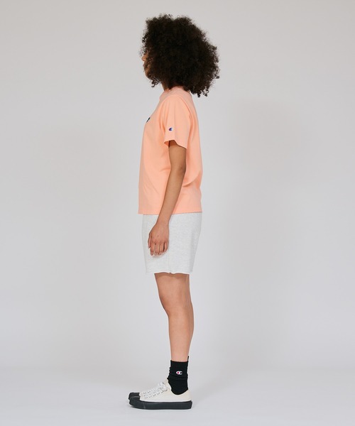 Champion(チャンピオン)の「【Champion/チャンピオン】レディース ショートスリーブTシャツ(Tシャツ/カットソー・レディース・ライトブルー/ホワイト/ネイビー/ライトオレンジ系1/オートミール・MEDIUM/LARGE)」の11枚目の写真