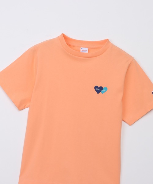 Champion(チャンピオン)の「【Champion/チャンピオン】レディース ショートスリーブTシャツ(Tシャツ/カットソー・レディース・ライトブルー/ホワイト/ネイビー/ライトオレンジ系1/オートミール・MEDIUM/LARGE)」の6枚目の写真