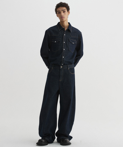 DNSR(ディーエヌエスアール)の「カーブデニムパンツインディゴ(デニムパンツ・メンズ・その他・SMALL/MEDIUM/LARGE/X-LARGE)」の21枚目の写真