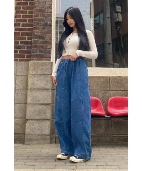 Big Unionの「DENIM HERITAGE WIDE PANTS / BLUE(デニムパンツ・レディース・その他・LARGE/MEDIUM/SMALL)」の5枚目の写真